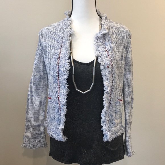 Anthropologie Angel of the North sweater jacket S - Picture 3 of 7